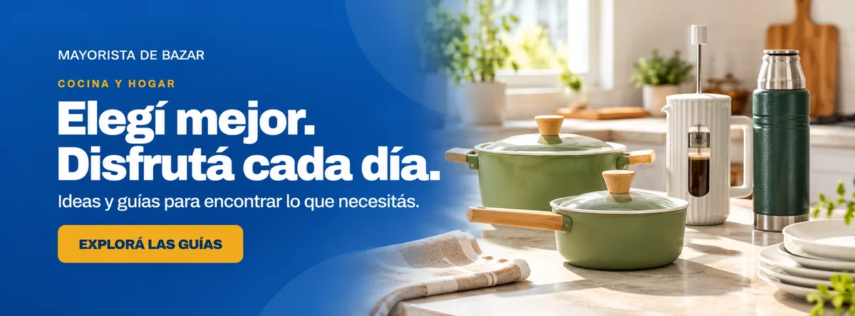 Cocina y hogar: elegí mejor, disfrutá cada día. Ideas y guías para encontrar lo que necesitás.