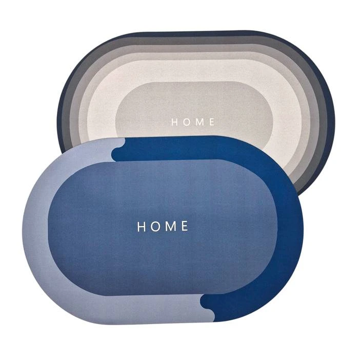 Alfombra Neoprene Oval Decorada