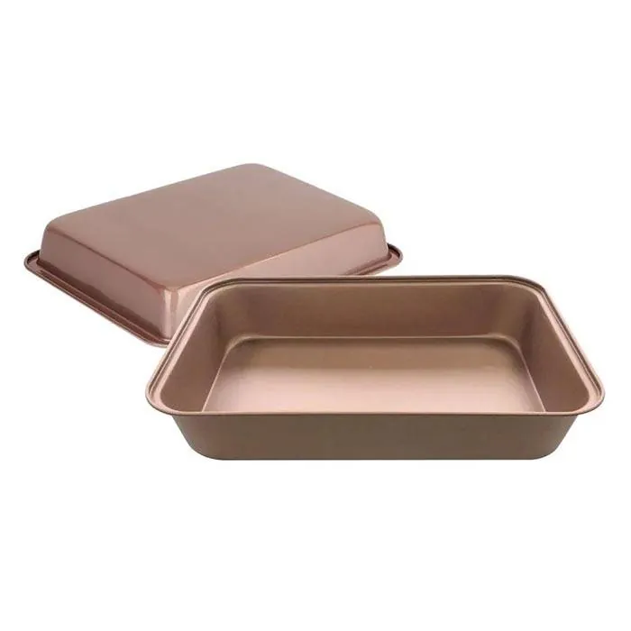 Asadera Rect. 38Cm Hudson Cobre