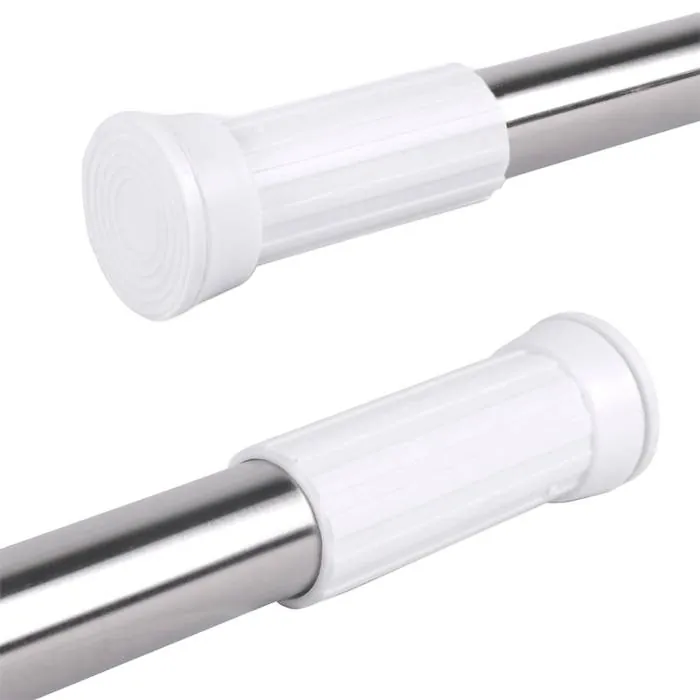 Barral P/Cortina De Baño Acero 110-200Cm