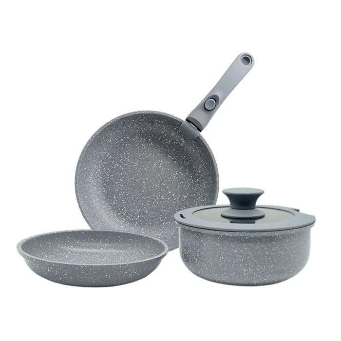 Bateria 5Pz. Granito Gris Carol