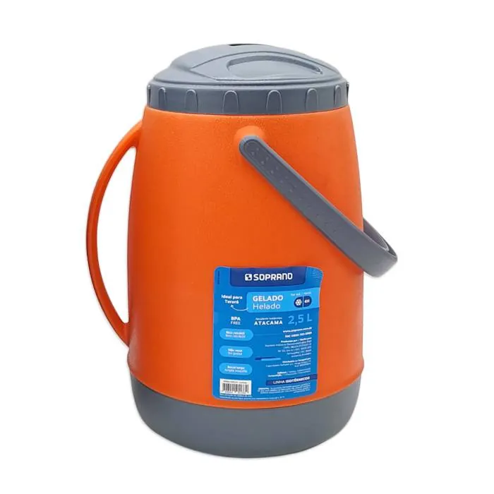 Bidón Térmico Atacama 2.5 Lts Naranja