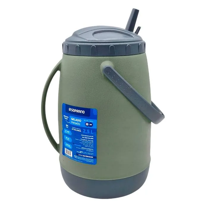 Bidón Térmico Atacama 2.5 Lts Verde Osc.