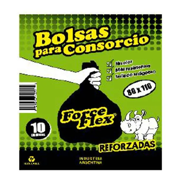 Bolsa Consorcio Forceflex 80X110X10 30Mic