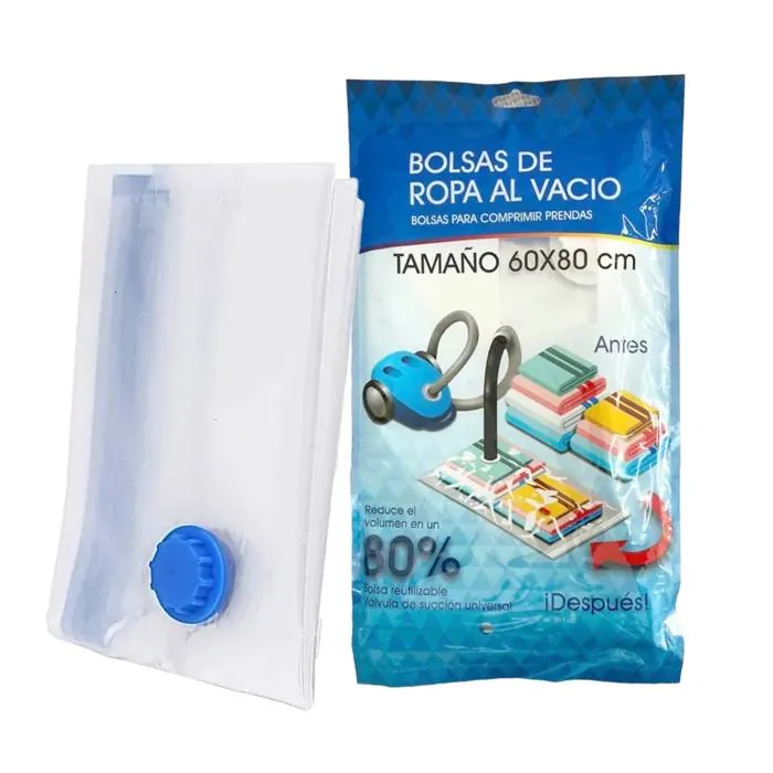 Bolsa De Ropa Al Vacio 60X80Cm