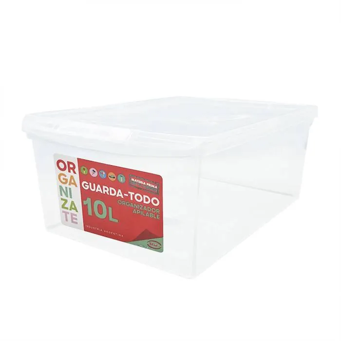 Caja Plástica Transparente 10 Lt Star