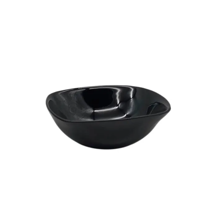 Compotera Cuad. Opal Negro 11Cm Carol