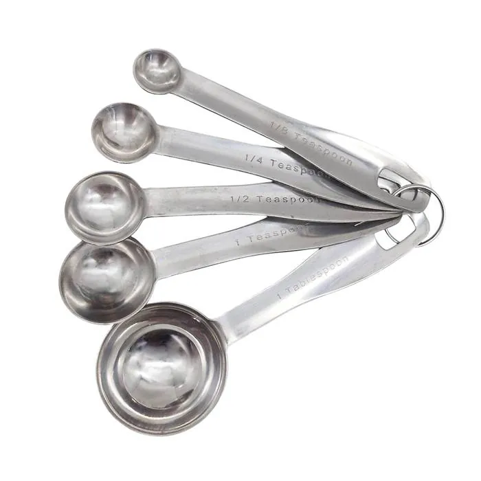 Cuchara Medidora Acero Inox. Set X5