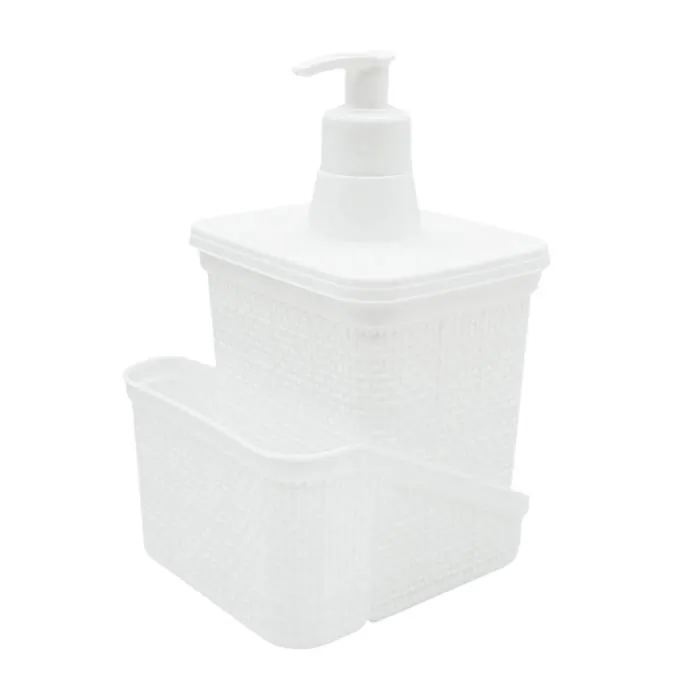 Dosificador Blanco C/Porta Esponja Jaguar