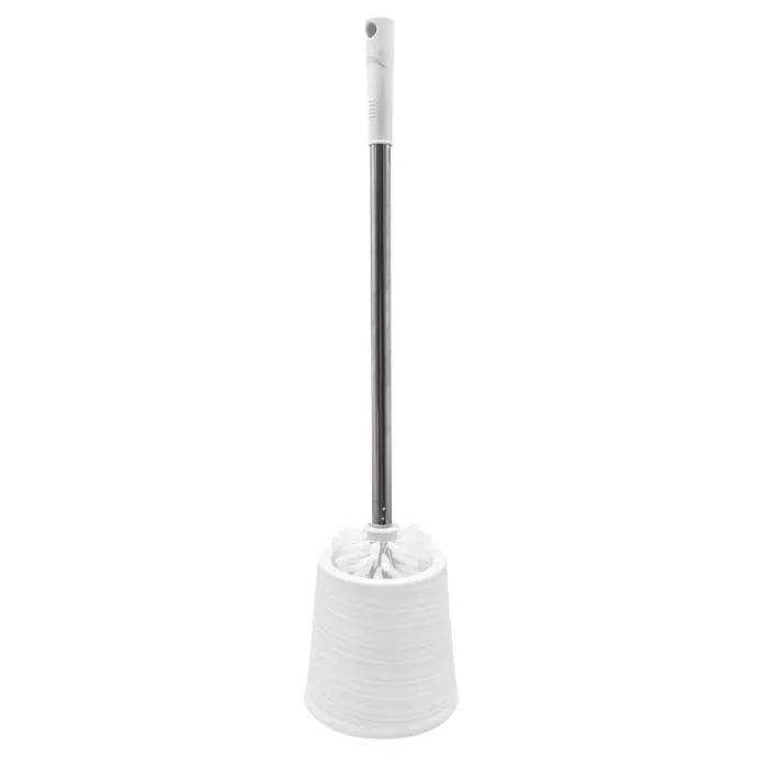 Escobilla Pvc Mango Metal C/Vaso