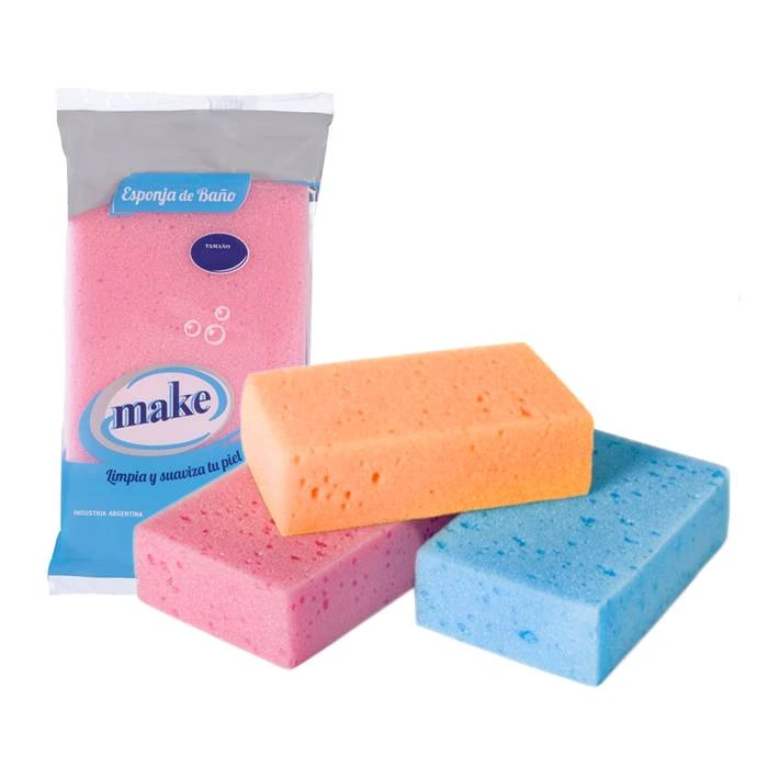 Esponja De Baño Rectangular Make