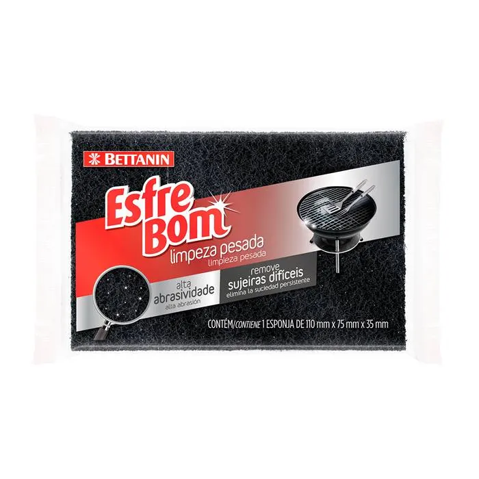 Fibra Esponja Parrillera Esfrebom