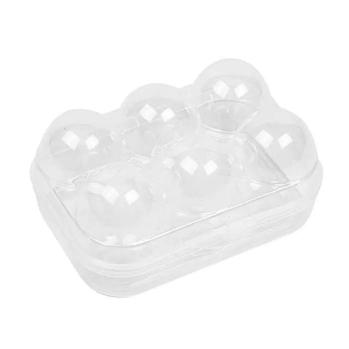 Huevera Plastica P/ 6 Huevos Crom