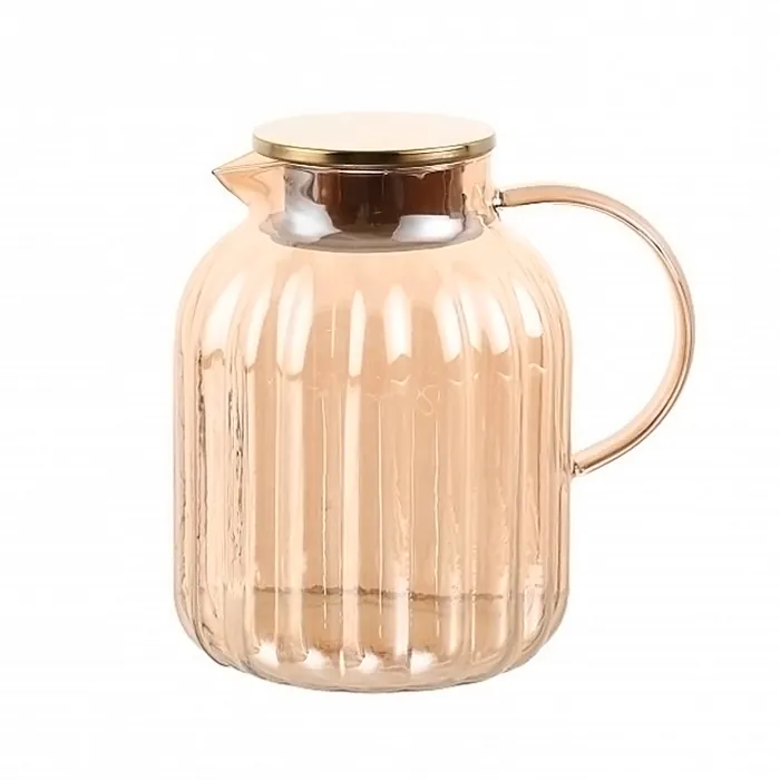 Jarra Cafe/Te Ambar tapa Metal 1000Cc