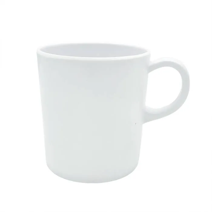 Jarro Mug Melamina Blanca 250Cc