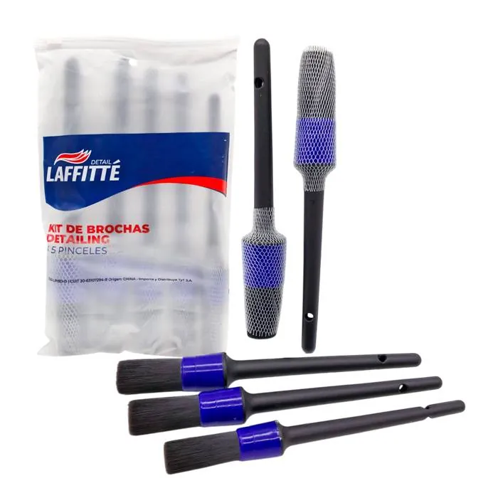 Kit X5 Brochas Detailing Laffite