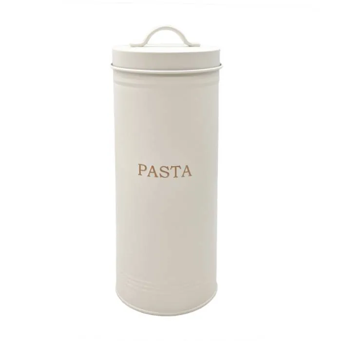 Lata Acero Vintage Crema "Pasta"