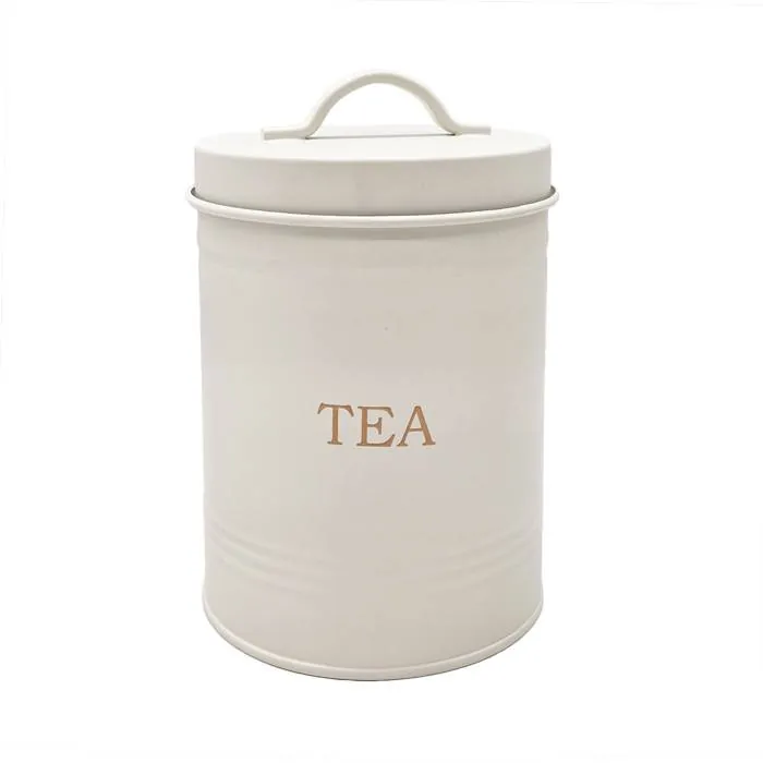 Lata Acero Vintage Crema "Tea"