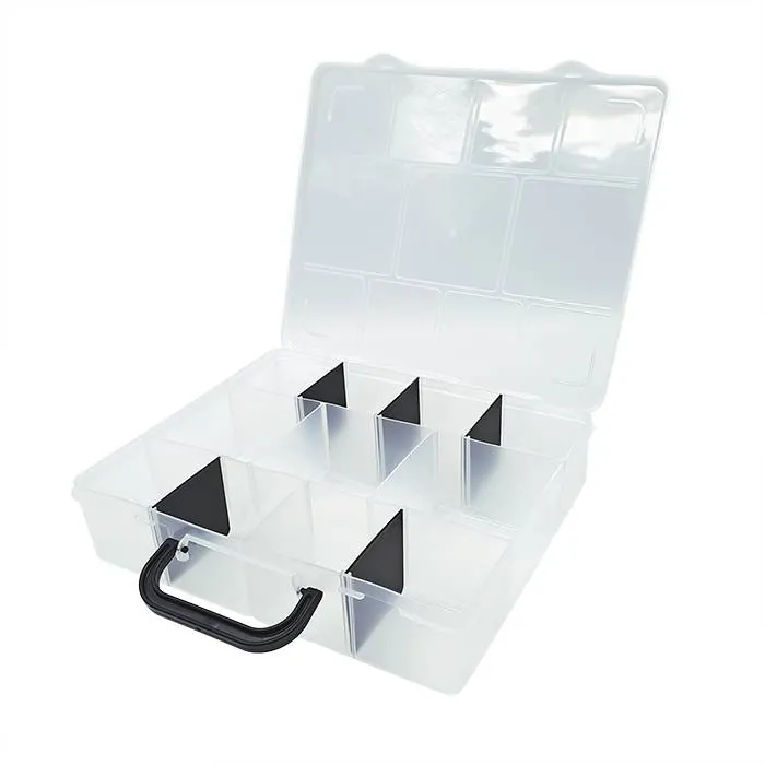 Maletin Organizador 11 Div. Cristal