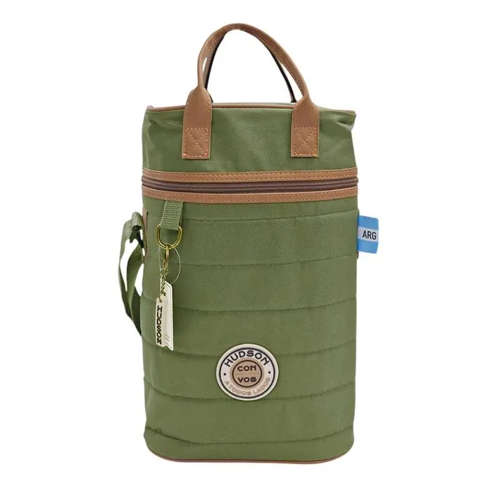 Mochila Matera Lona Verde Hudson
