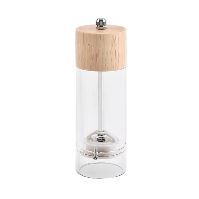 Molinillo pimienta pvc bambu 15cm