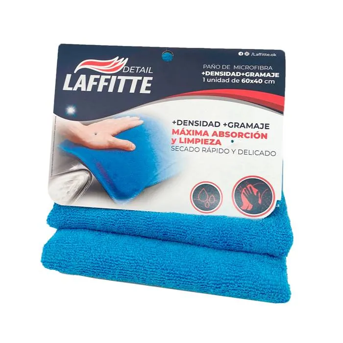 Paño Microfibra 40X60Cm Celeste Laffite