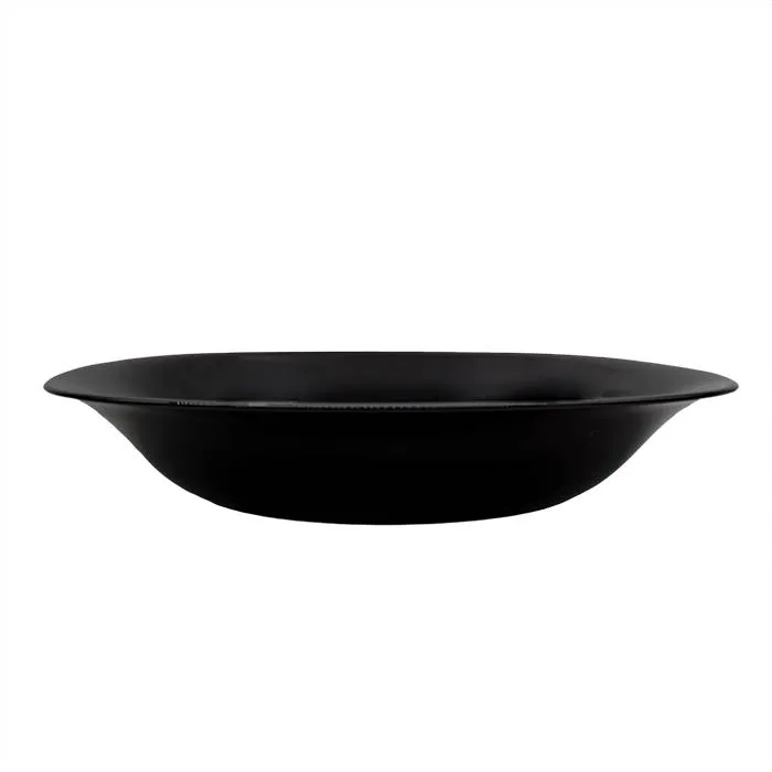 Plato Carine Hondo Negro Templado