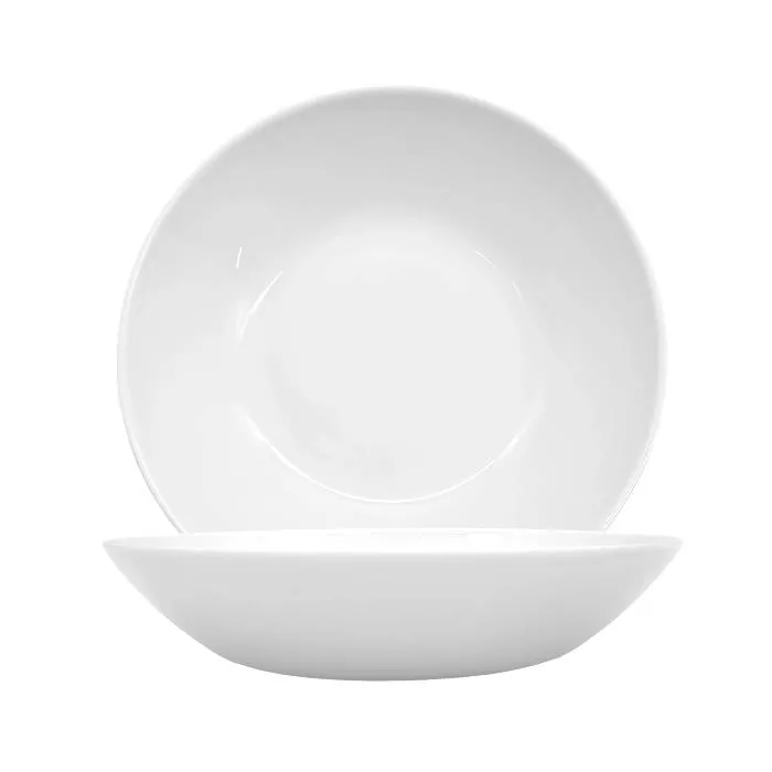 Plato Hondo Diwali Blanco 20Cm.