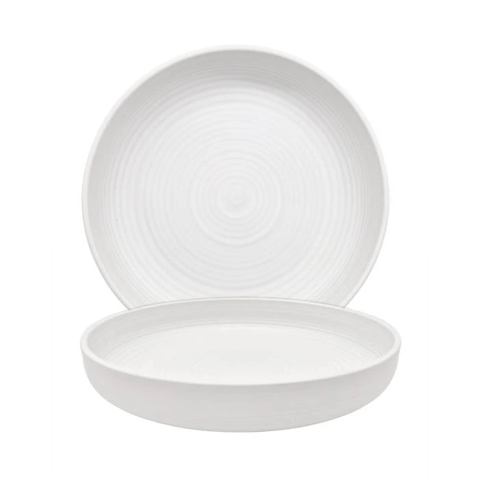 Plato Hondo Gres Fusion Blanco 21Cm. Carol