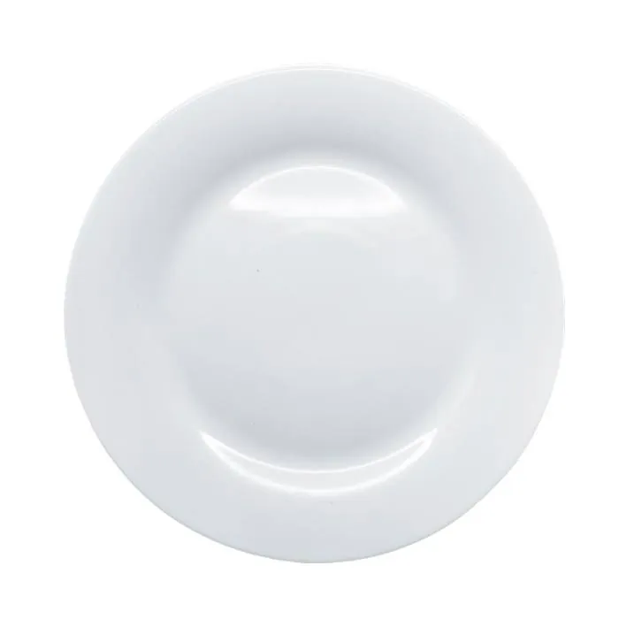 Plato Opal Blanco Postre 20Cm Carol