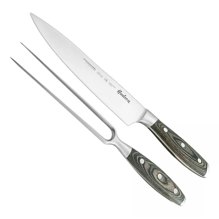 Set Hudson Bbq Cuchillo+Tenedor Trinchante