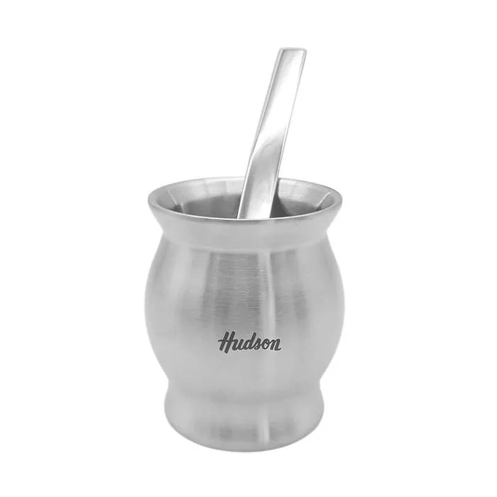 Set Mate/Bombilla Hudson Bombe Acero Inox.