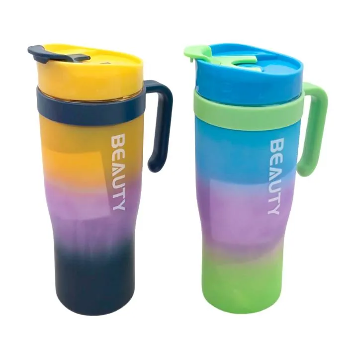 Set Vaso 1200Ml + 2 Botellas Plast.