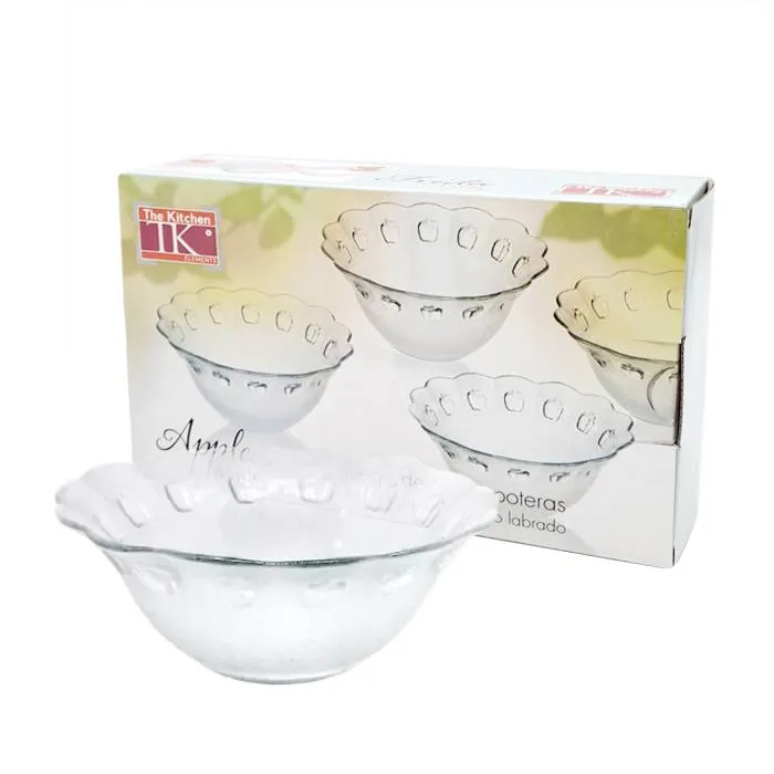 Set X6 Compoteras Manzana