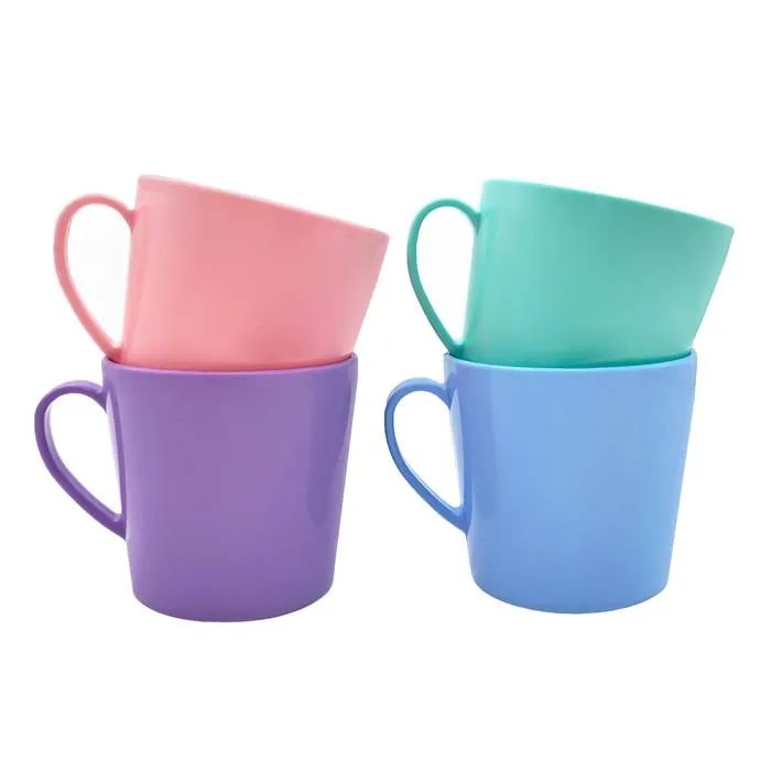 Taza Plastica Conica Lisa 400Cc