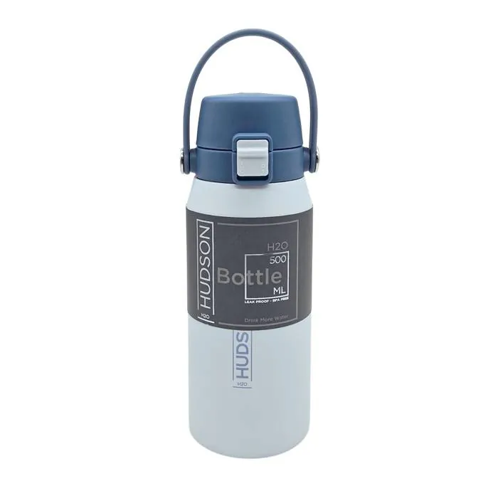 Termo Deportivo Hudson T/ Flip Celeste 500Ml.