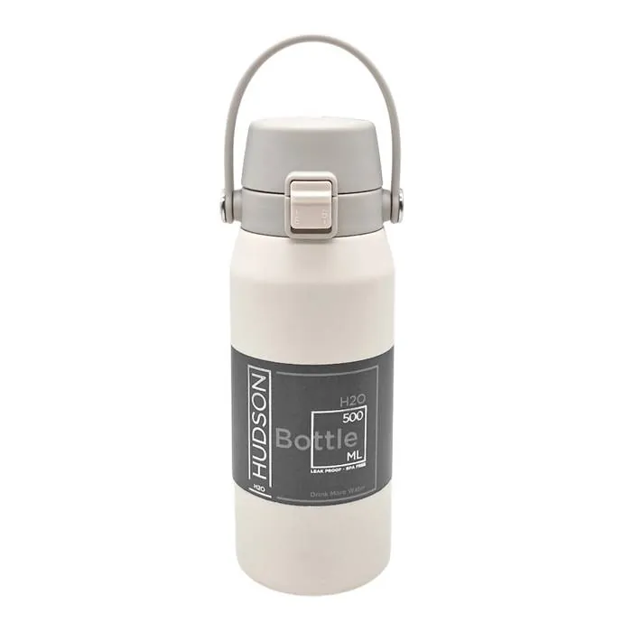 Termo Deportivo Hudson T/ Flip Crema 500Ml.