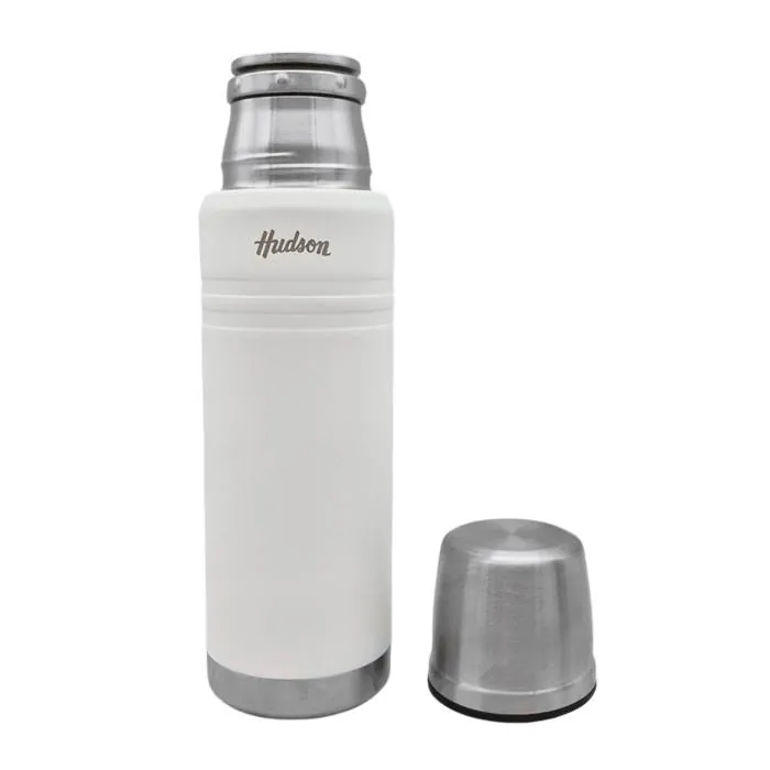 Termo Hudson de acero inoxidable 500 cc blanco