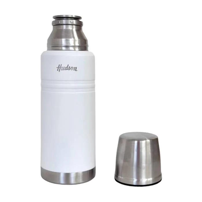 Termo Hudson de acero inoxidable 750 cc blanco