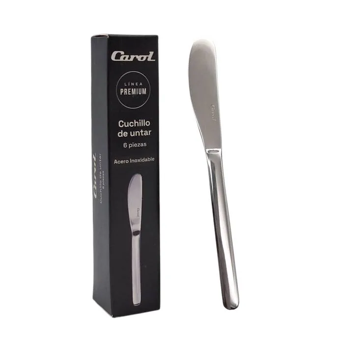 Untador Acero Inox. Carol Caja X6