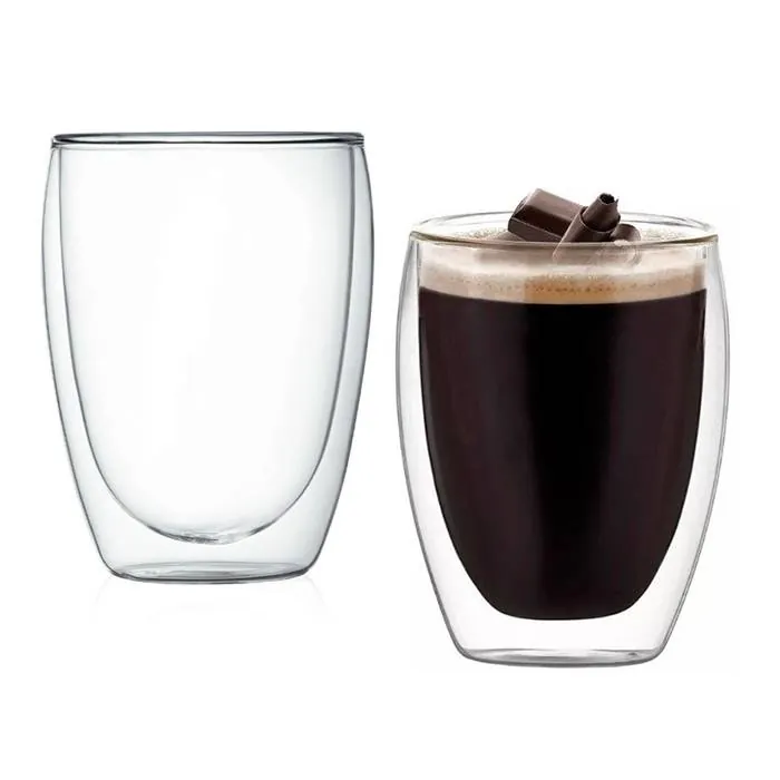 Vaso Cafe Doble Vidrio 250Cc